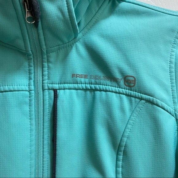 Free Country Ladies Cubic Dobby Softshell Jacket - Picture 3 of 13